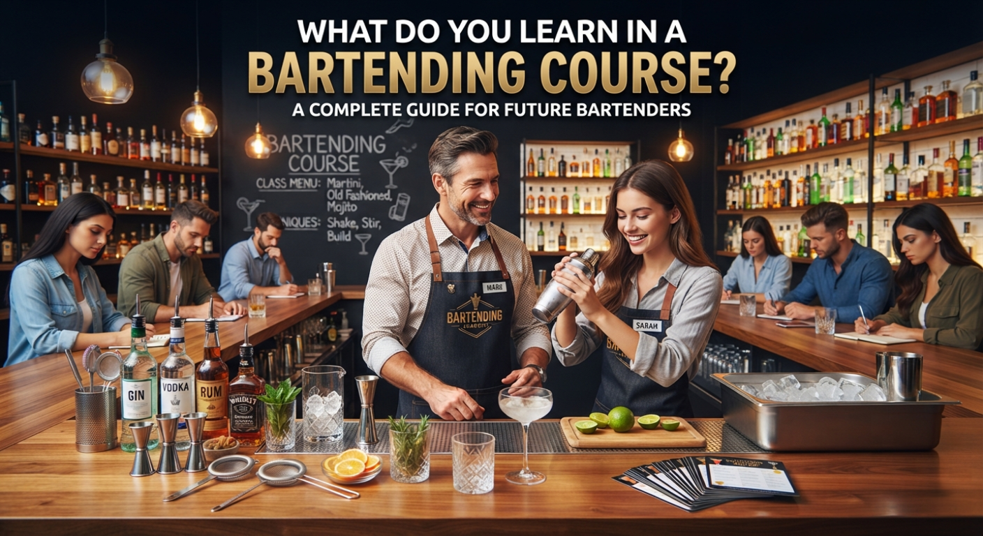 Learn in a Bartending Course