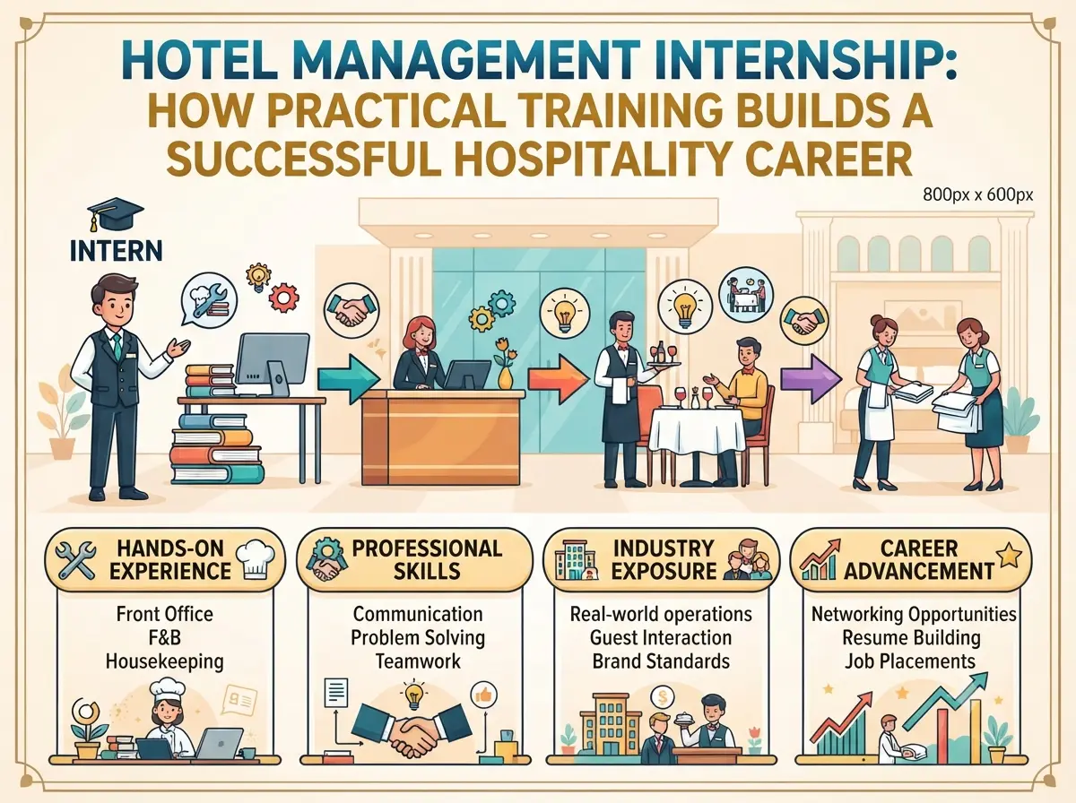 Hotel Management Internship How Practical Training Builds a Successful Hospitality Career