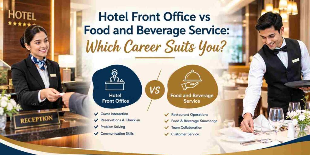 Hotel Front Office vs Food and Beverage Service: Which Career Suits You?